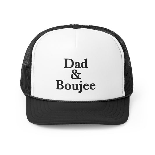 Dad & Boujee Snapback Trucker Hat Great Father's Day Gift for Dad, Hats for Dad