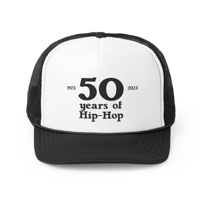 50 years of Hip-Hop Snapback Trucker Hat Great gift for a Hip-Hop & Rap lover, 50 years of Hip-Hop Hat