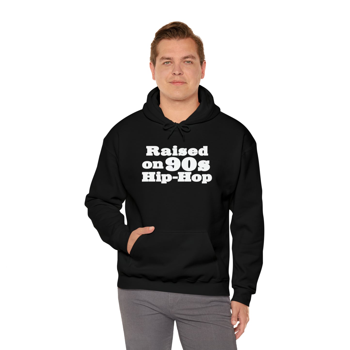 Raised on 90s Hip-Hop Hoodie Great Gift for a 90s Hip-Hop & Rap Lover Sweatshirt