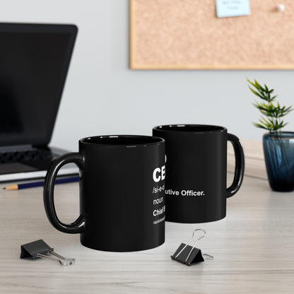 CEO 11oz Black Mug