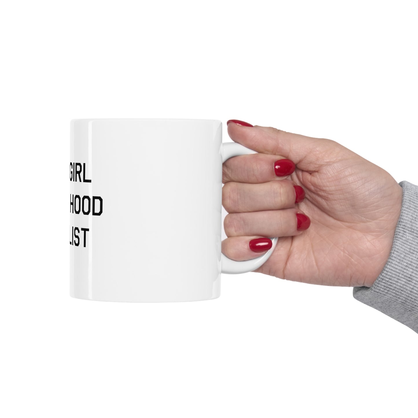 Good Girl With A Hood Playlist 11oz Mug Great Gift for Good Girl With A Hood Playlist