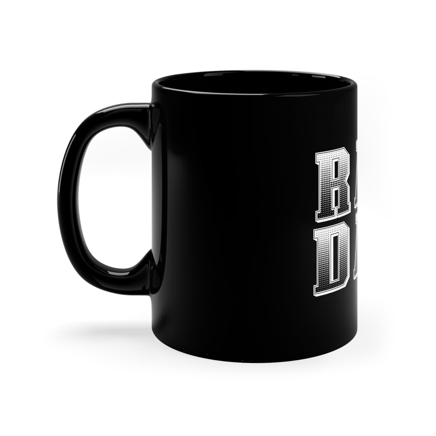 Rap Dad Black Mug 11oz