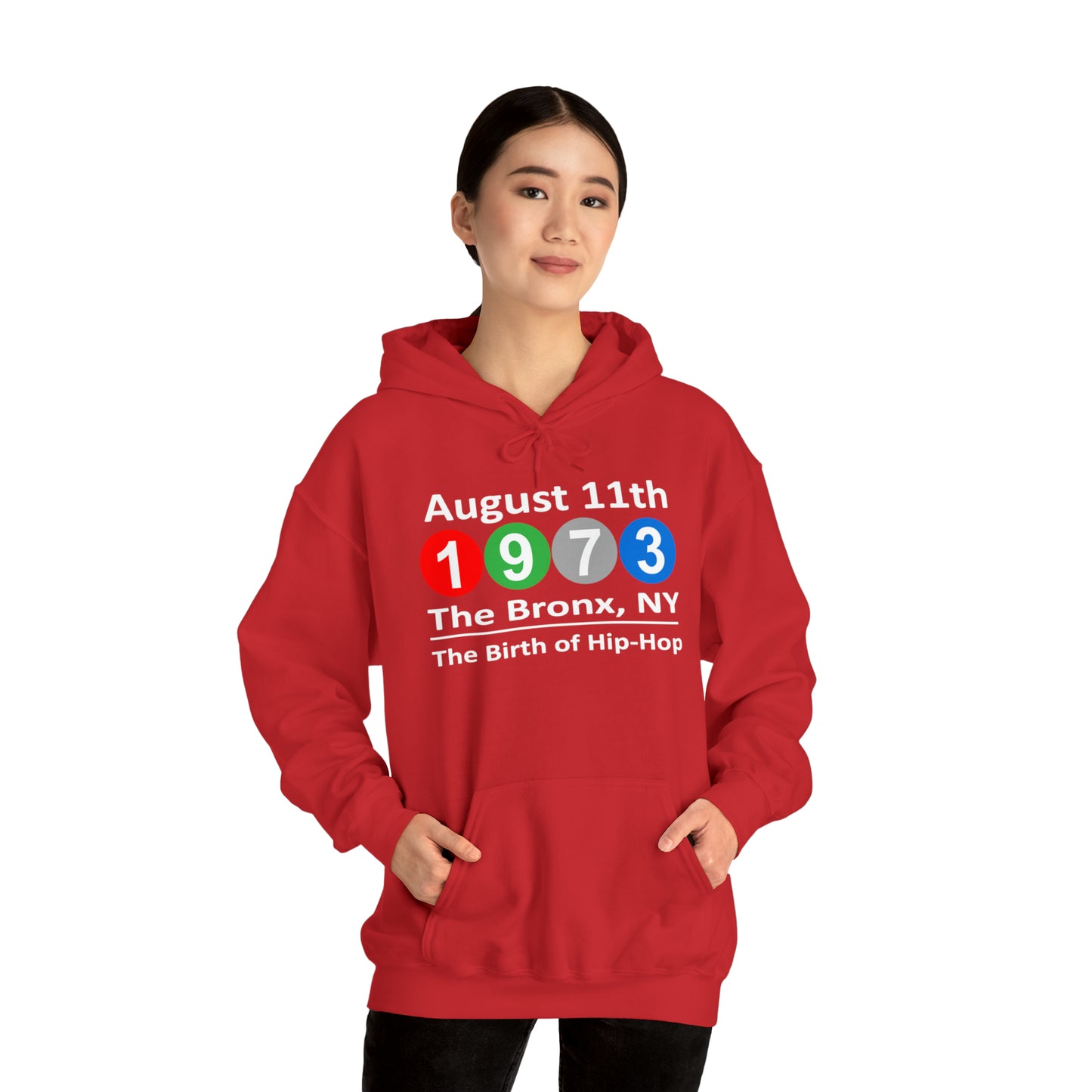 August 11th, 1973 The Bronx, NY The Birth of Hip-Hop Hoodie Sweatshirt Great gift for a Hip-Hop & Rap Lover, Rap Hoodie, Rap Gift
