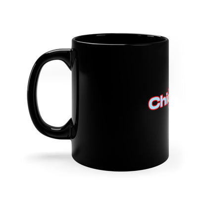 Black Chicago Mug 11oz