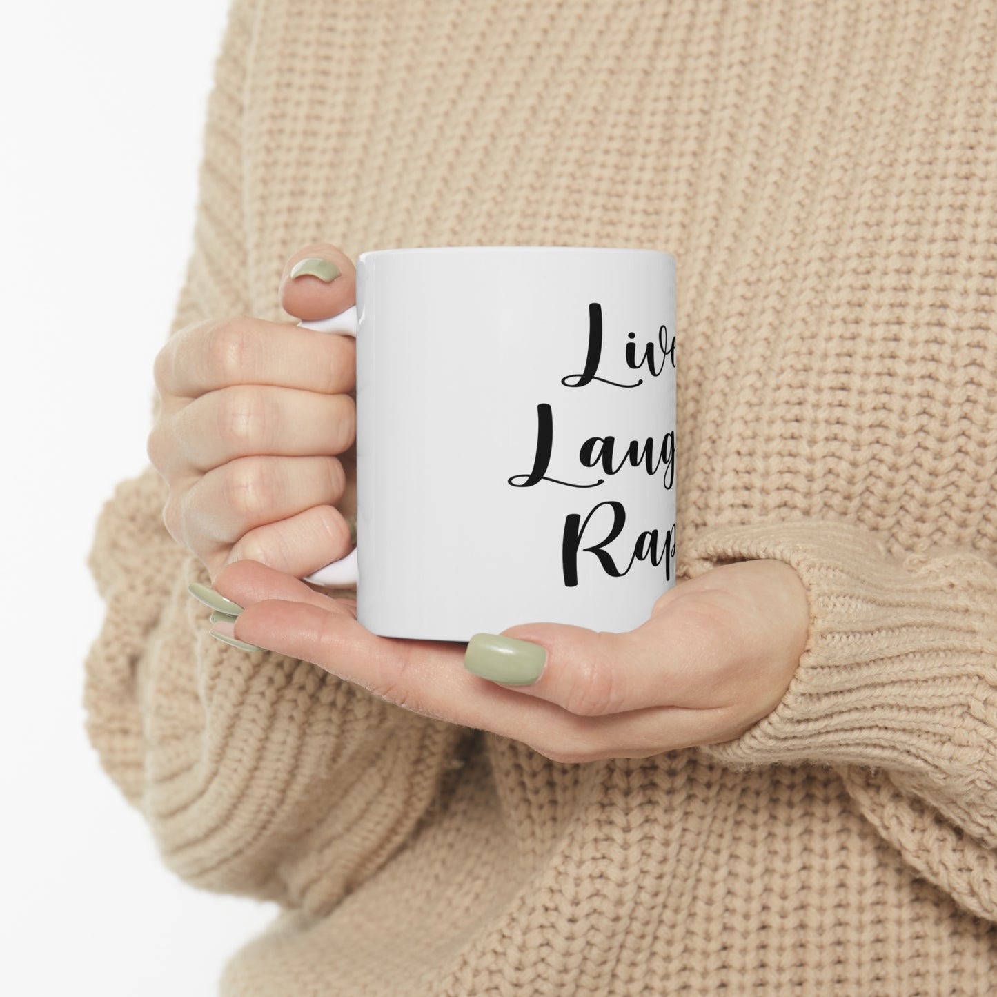 Live Laugh Rap 11oz Mug Great housewarming Gift, Hip-Hop Gift