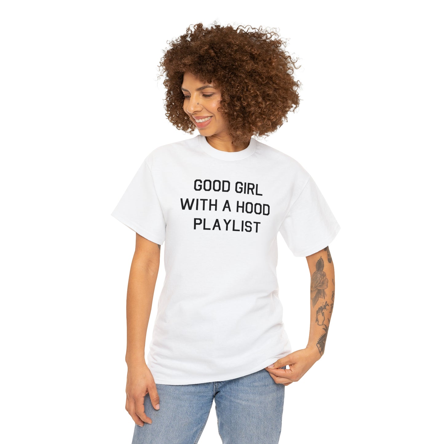 Good Girl With A Hood Playlist Shirt Great gift for a Good Girl With A Hood Playlist T-Shirt