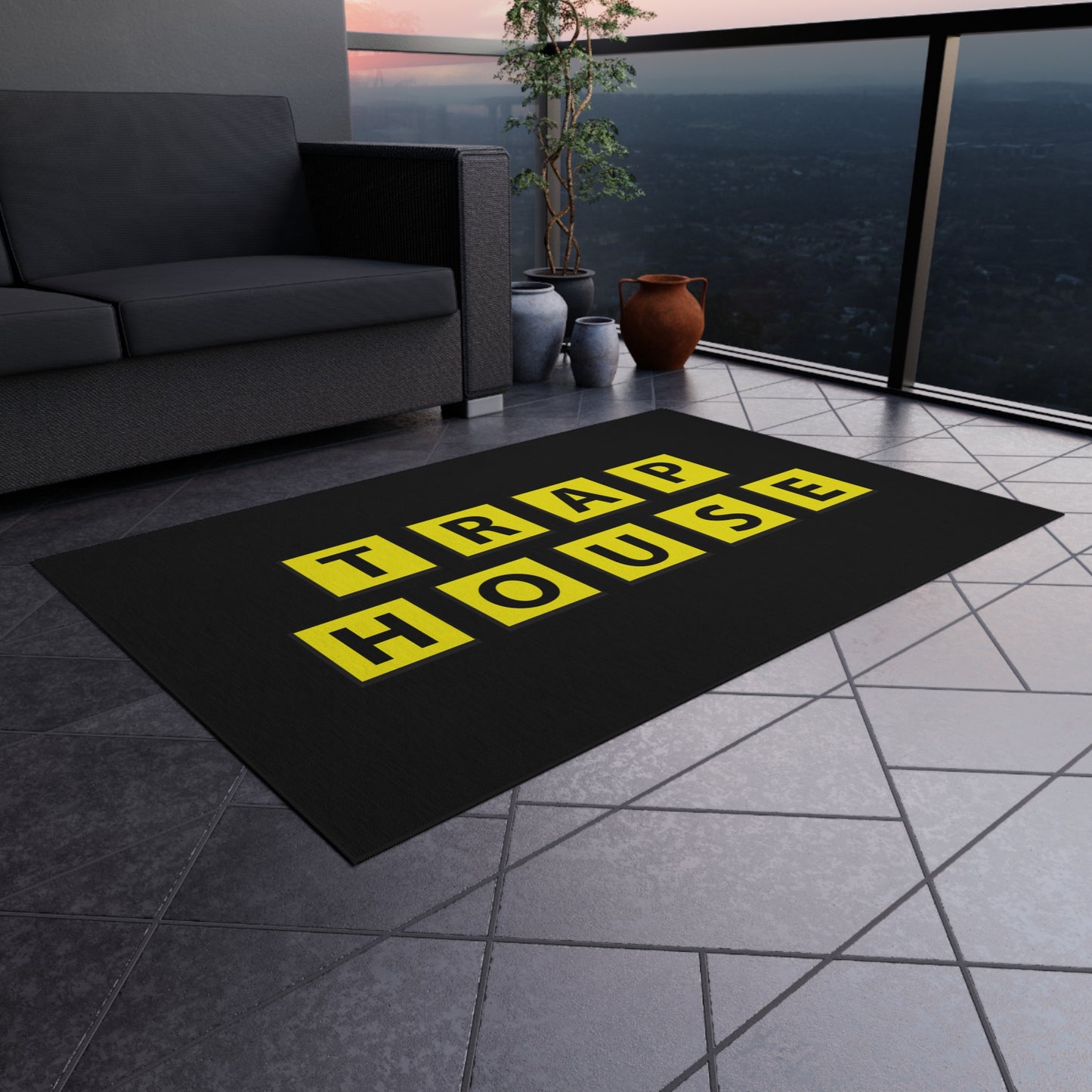 Trap House Outdoor Welcome Rug