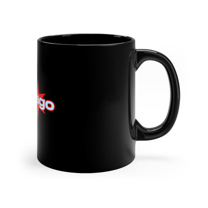 Black Chicago Mug 11oz