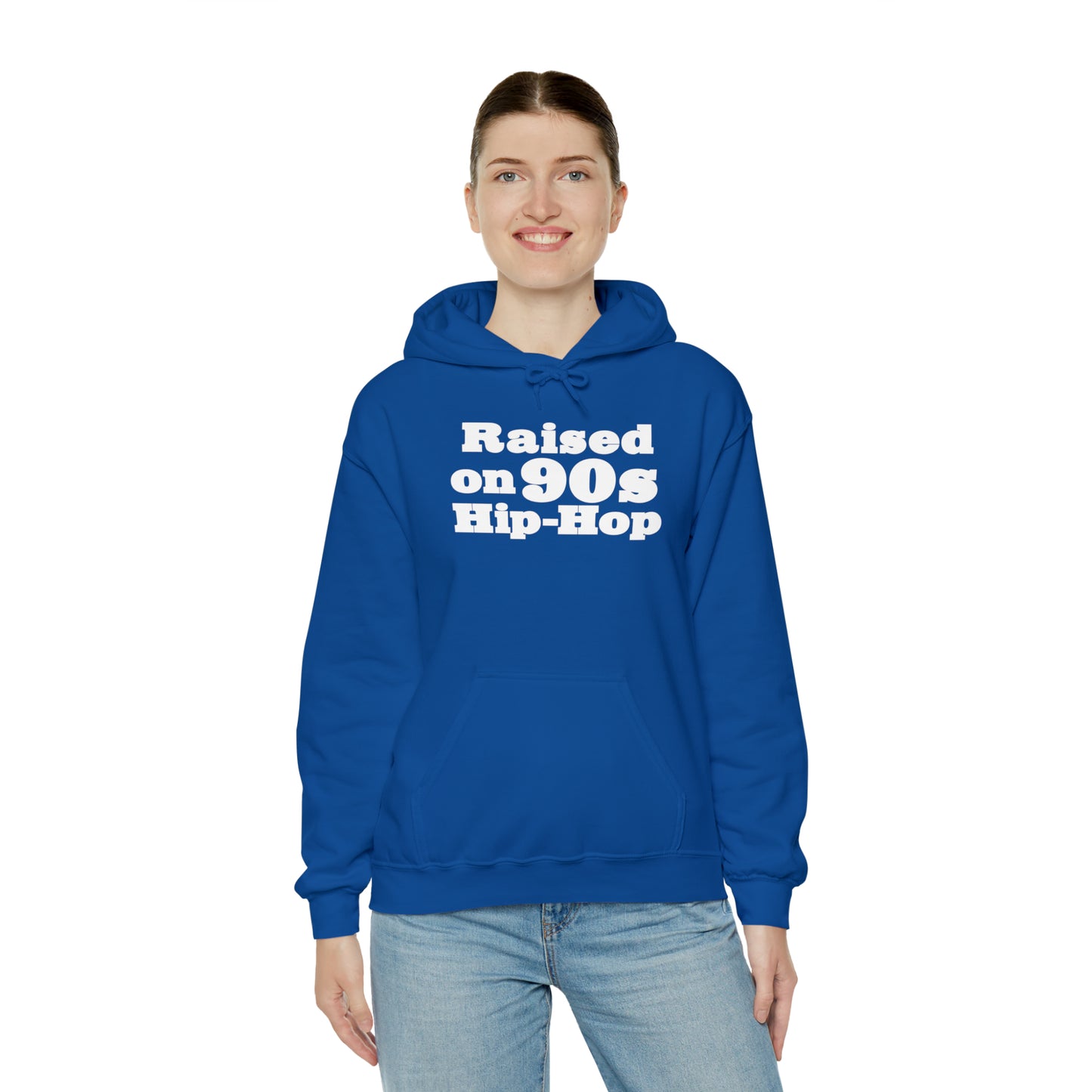 Raised on 90s Hip-Hop Hoodie Great Gift for a 90s Hip-Hop & Rap Lover Sweatshirt