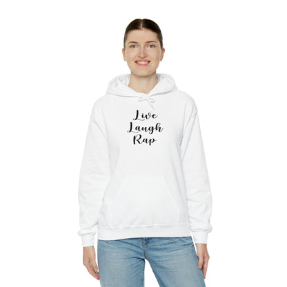 Live Laugh Rap Hoodie Sweatshirt, Rap Hoodie, Funny Hip-Hop Gift