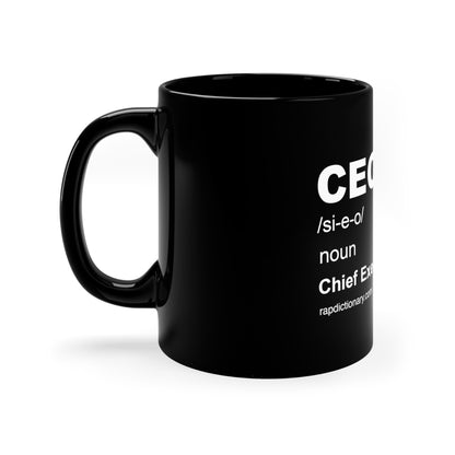 CEO 11oz Black Mug