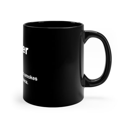 Stoner 11oz Black Mug