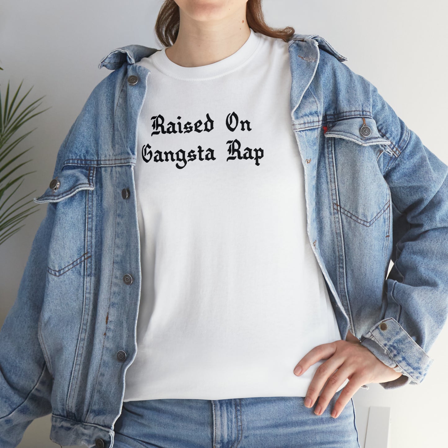 Raised on Gangsta Rap Shirt Great gift for a Hip-Hop & Rap Lover T-Shirt, Rap T-Shirt, Gangsta Rap Tee