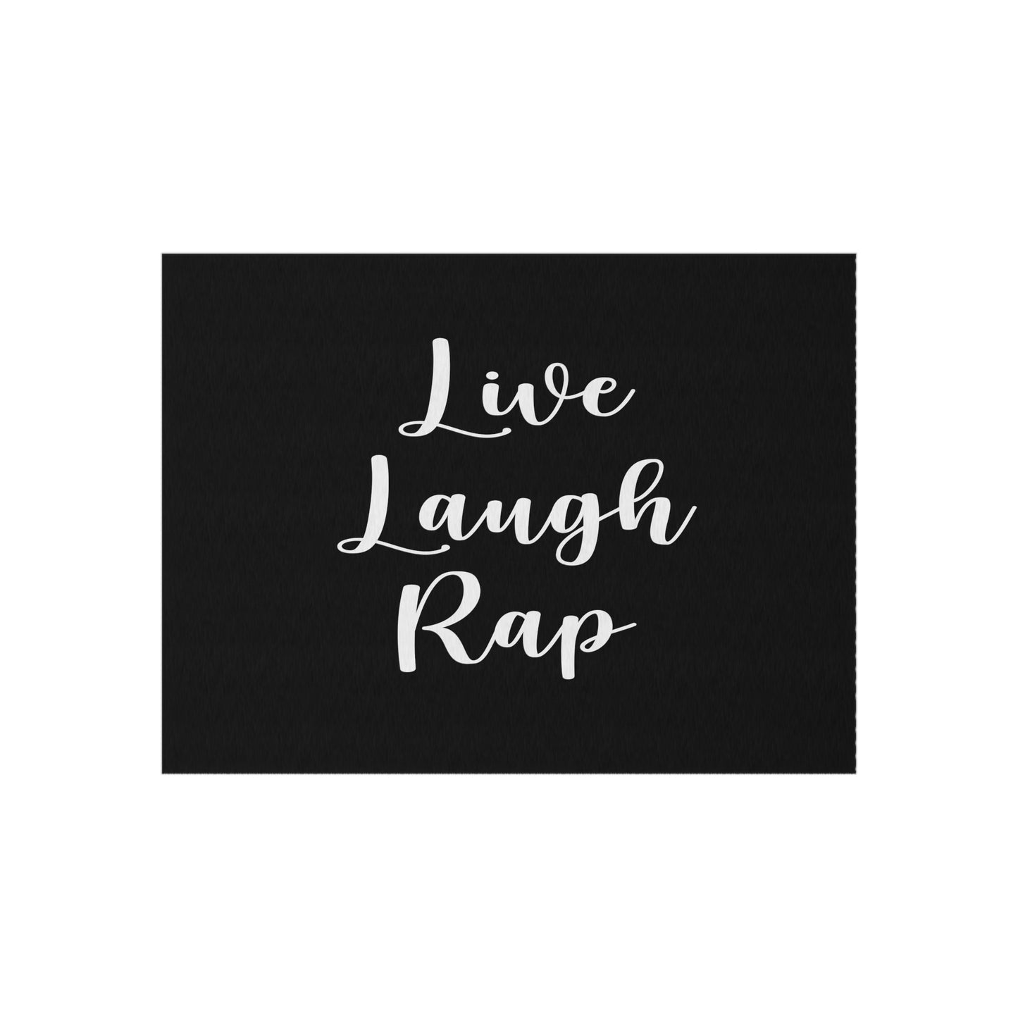 Live Laugh Rap Rug Great housewarming Gift Live Laugh Rap Outdoor Welcome Mat