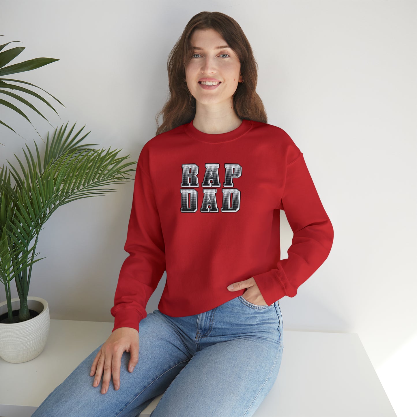 Rap Dad Crewneck Sweatshirt - Great gift for Dad