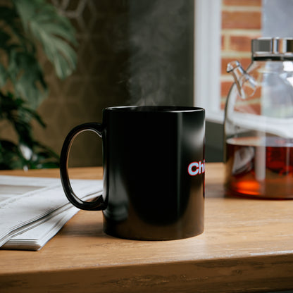 Black Chicago Mug 11oz