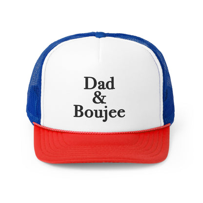 Dad & Boujee Snapback Trucker Hat Great Father's Day Gift for Dad, Hats for Dad