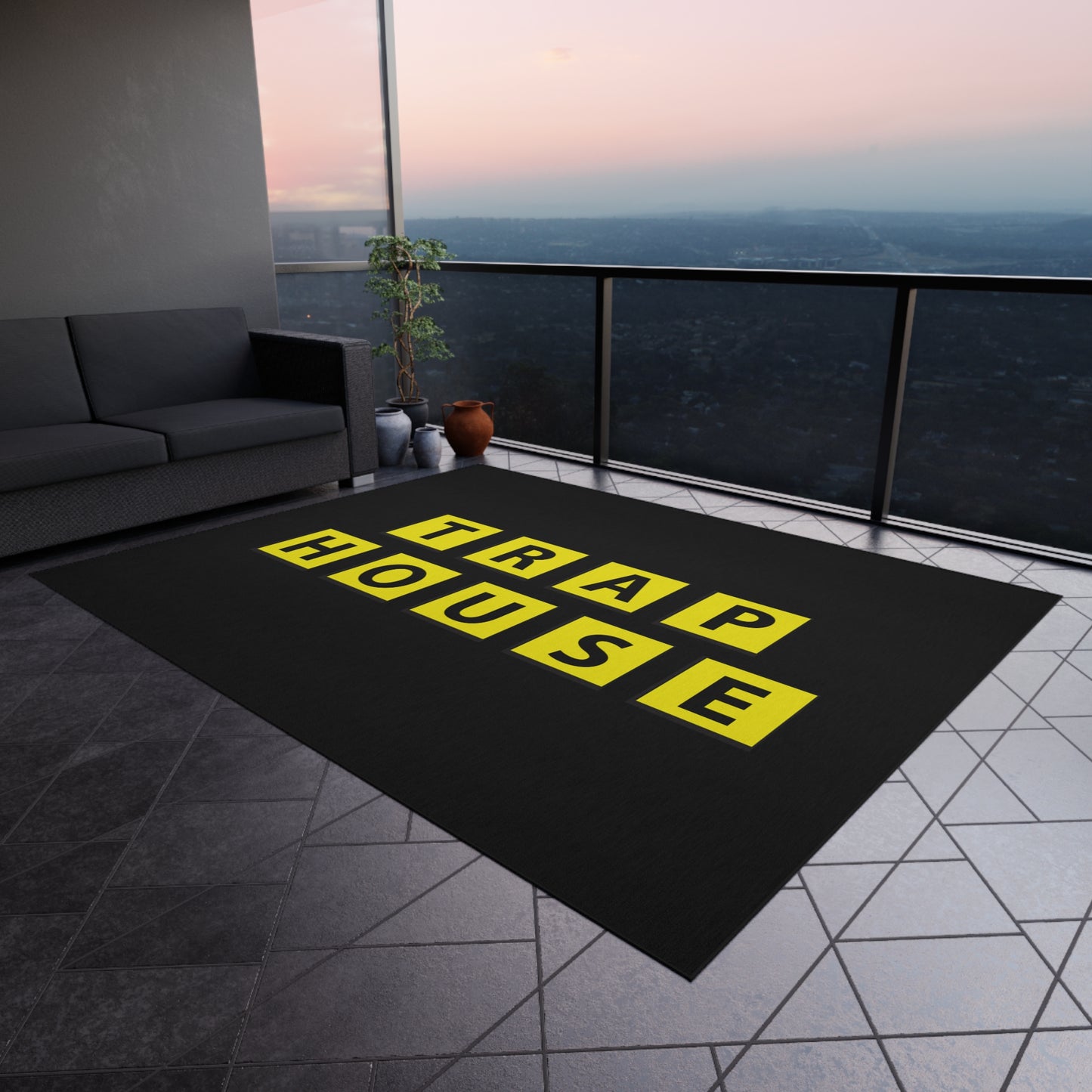 Trap House Outdoor Welcome Rug