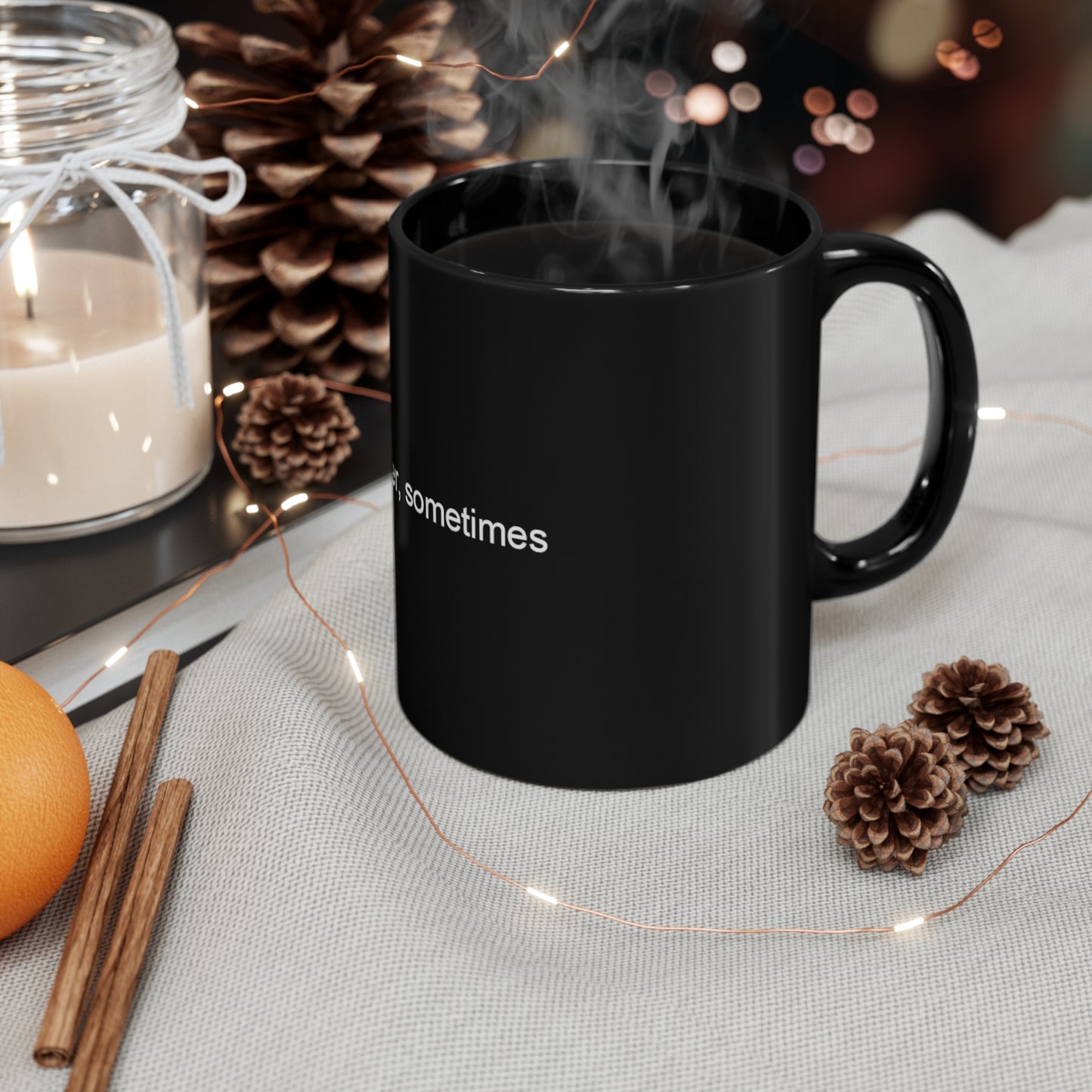 Rapper, Sometimes 11oz Black Mug