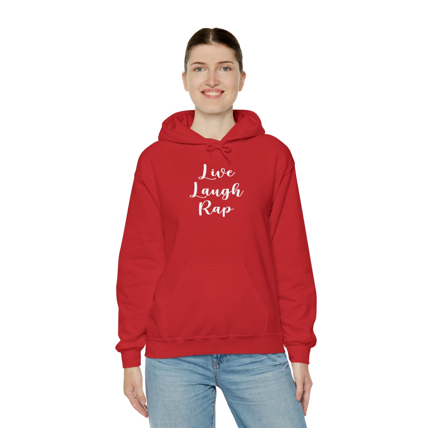 Live Laugh Rap Hoodie Sweatshirt, Rap Hoodie, Funny Hip-Hop Gift