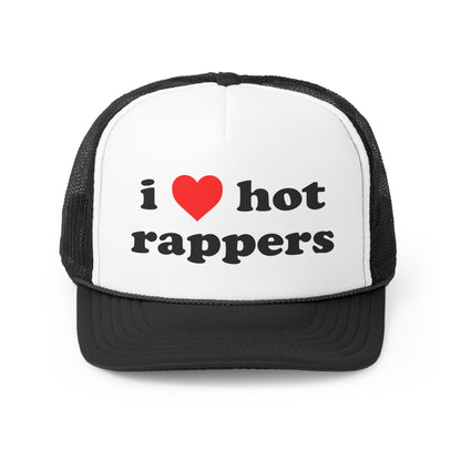 i love hot rappers Snapback Trucker Hat