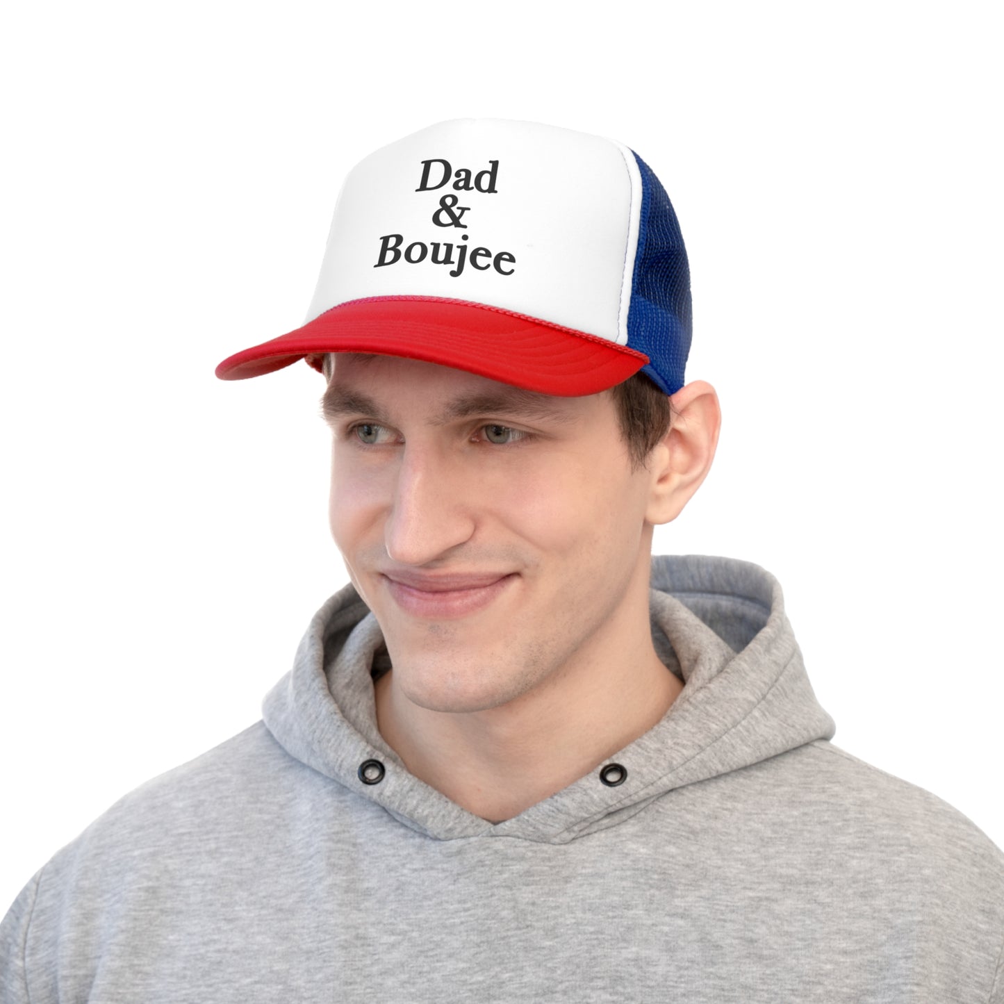 Dad & Boujee Snapback Trucker Hat Great Father's Day Gift for Dad, Hats for Dad