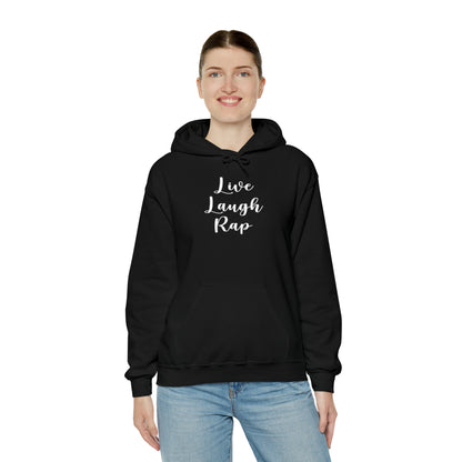 Live Laugh Rap Hoodie Sweatshirt, Rap Hoodie, Funny Hip-Hop Gift