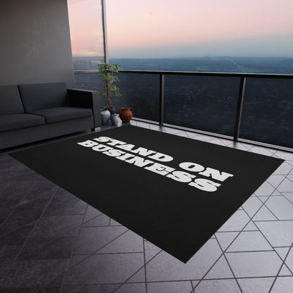 Stand on Business Rug Great Gift for a Business Owner or Entrepreneur Standing on Business Mat