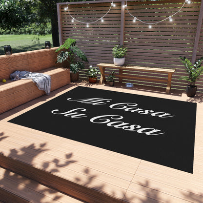 Mi Casa Su Casa Outdoor Welcome Rug