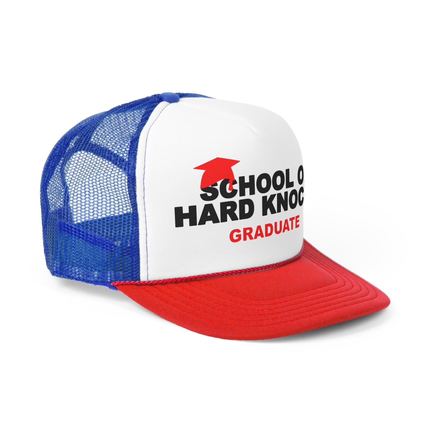 School of Hard Knocks Graduate Snapback Trucker Hat Great gift for a Hip-Hop & Rap lover, School of Hard Knocks Hat