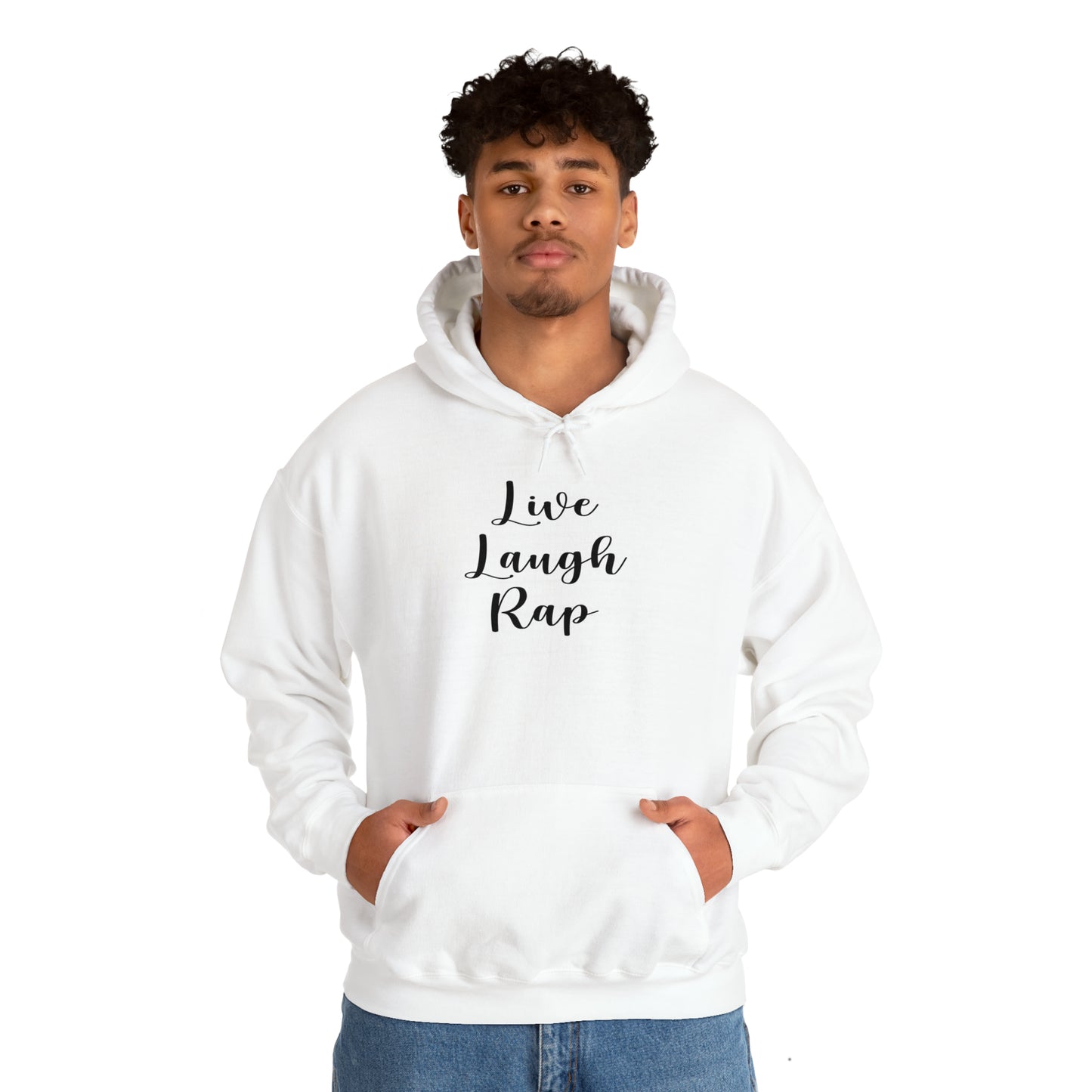 Live Laugh Rap Hoodie Sweatshirt, Rap Hoodie, Funny Hip-Hop Gift
