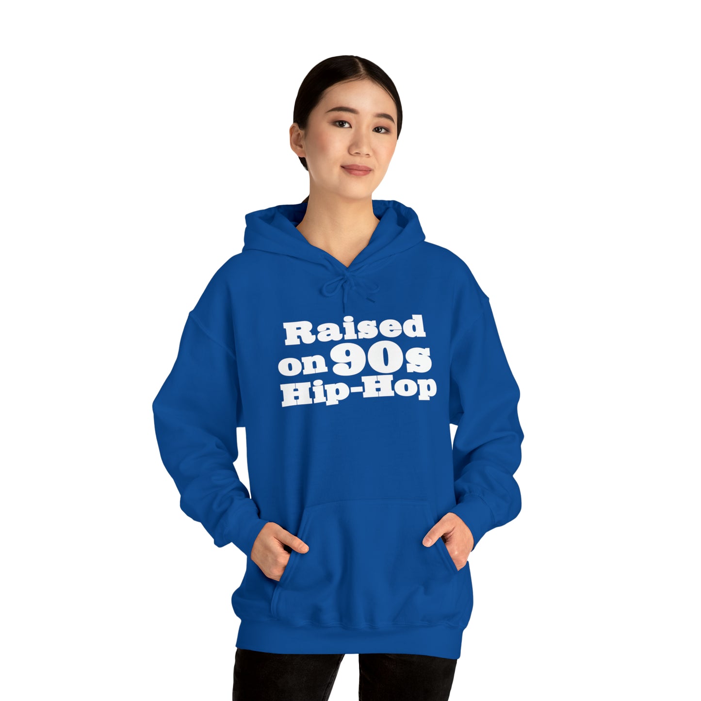 Raised on 90s Hip-Hop Hoodie Great Gift for a 90s Hip-Hop & Rap Lover Sweatshirt