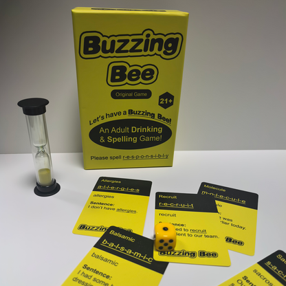 Buzzing Bee: An Adult Drinking & Spelling Game