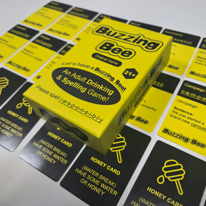 Buzzing Bee: An Adult Drinking & Spelling Game