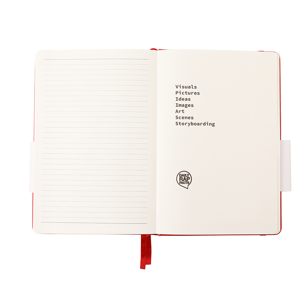 RHYME BOOK - Hardcover Lined & Blank Notebook Journal for Rhymes, Lyrics, Songwriting, Ideas, & more