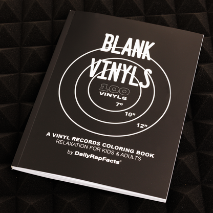 Blank Vinyls: A Vinyl Records Coloring Book