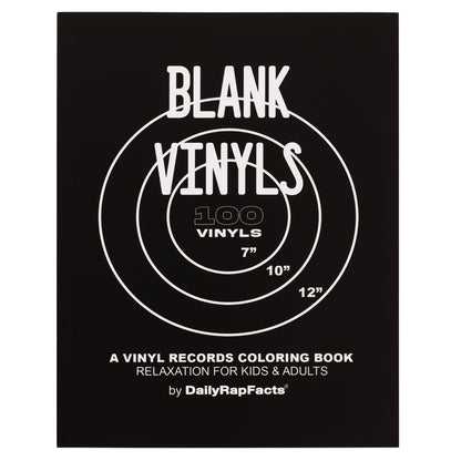 Blank Vinyls: A Vinyl Records Coloring Book