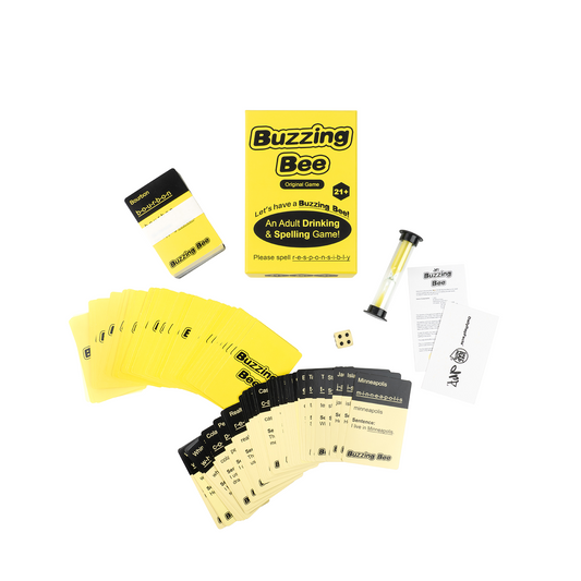 Buzzing Bee: Adult Drinking & Spelling Game