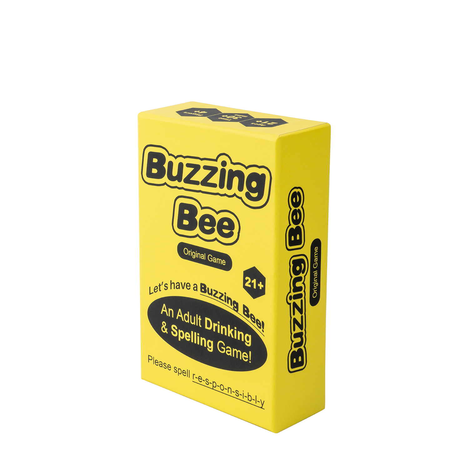 Front of Buzzing Bee Original Drinking Game