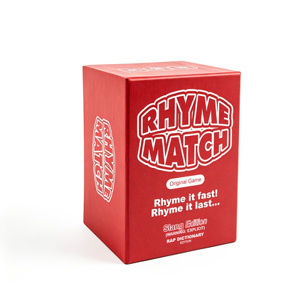 Rhyme Match: Fast Thinking Rhyming Game (Rap Dictionary/Slang Edition)