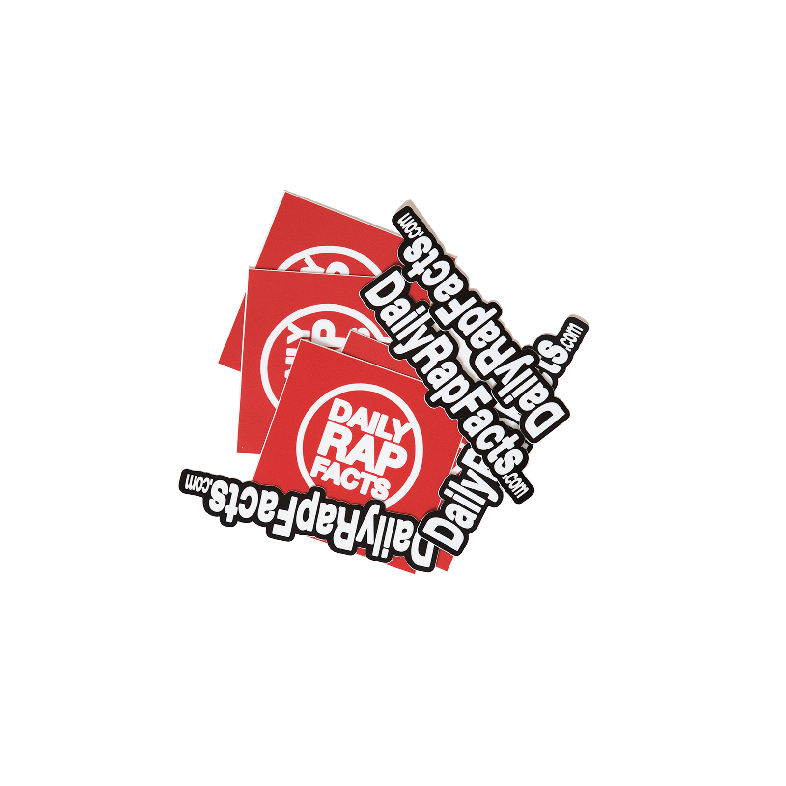 DailyRapFacts Logo Stickers