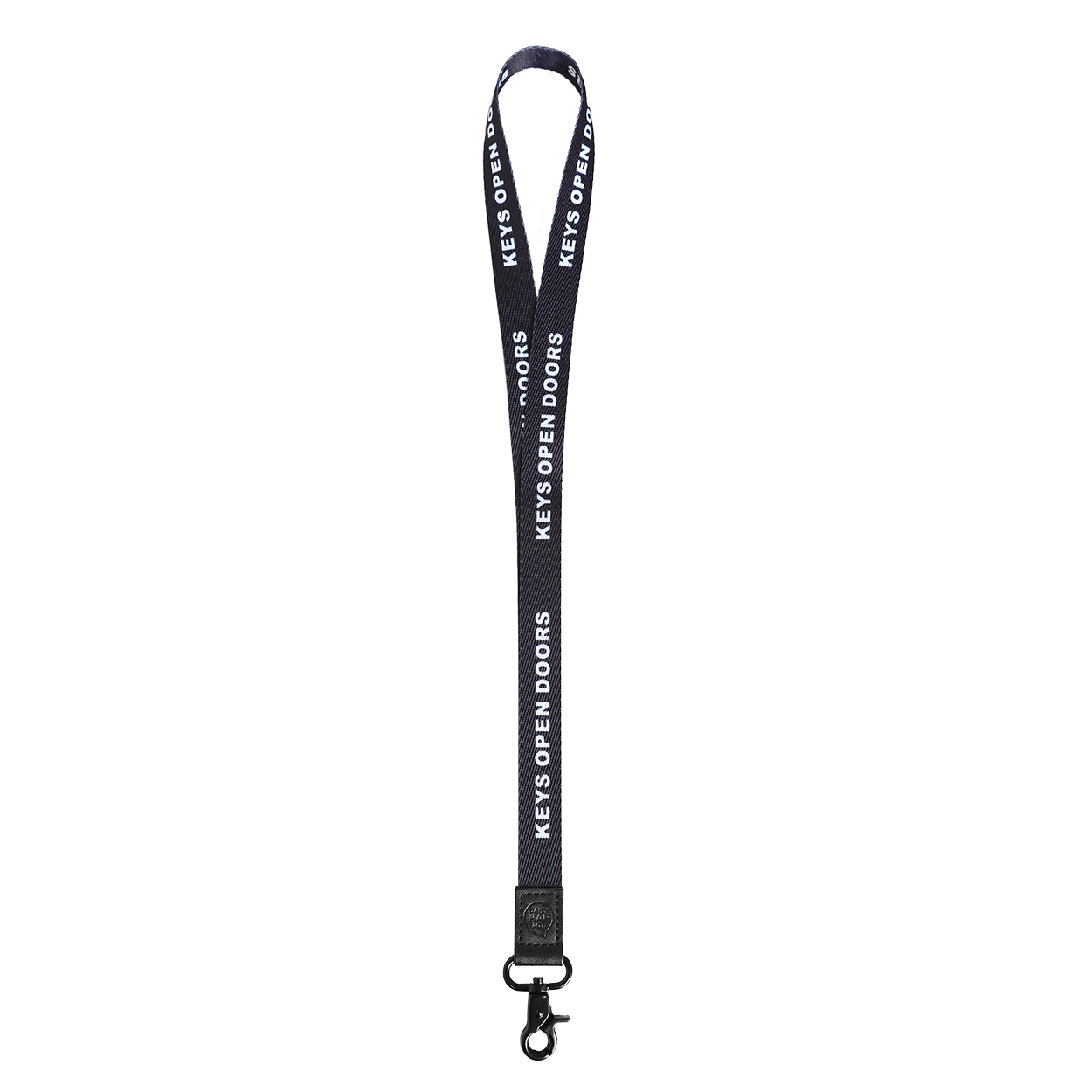 Keys Open Doors Lanyard (Black)