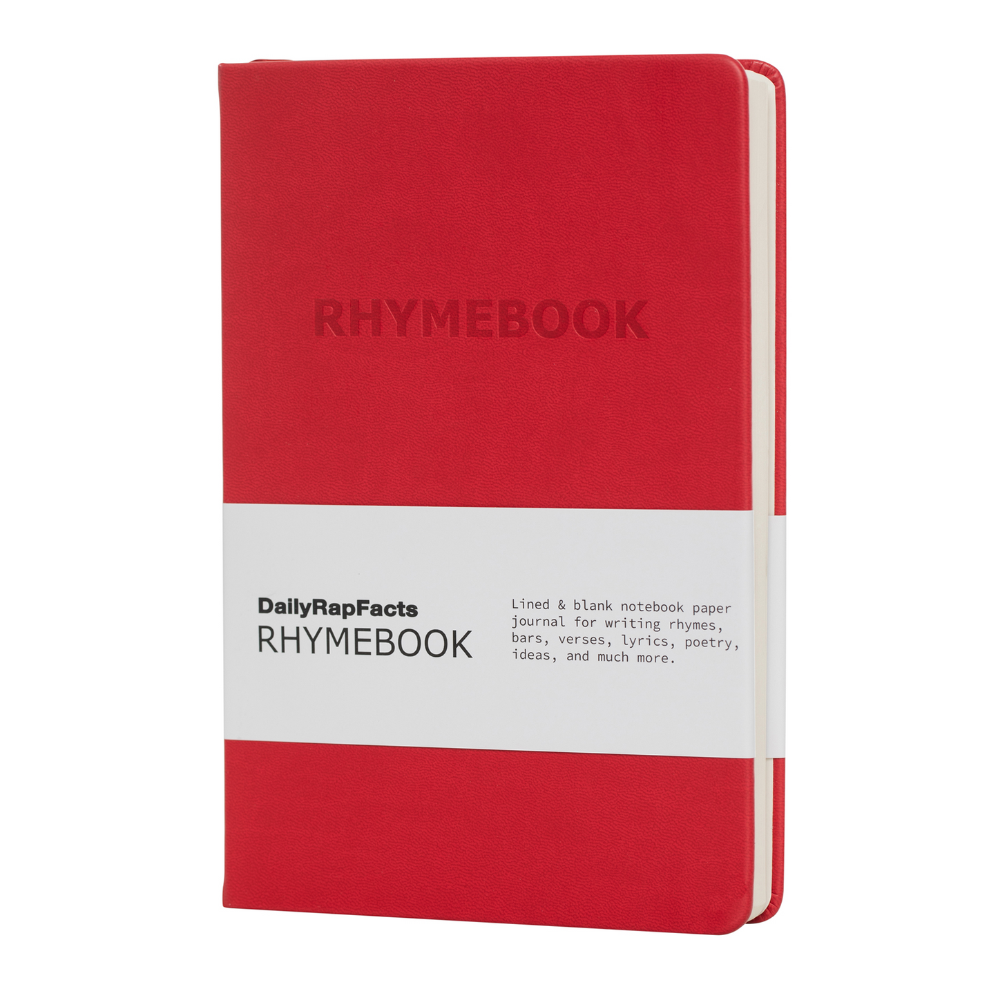 RHYME BOOK - Hardcover Lined & Blank Notebook Journal for Rhymes, Lyrics, Songwriting, Ideas, & more