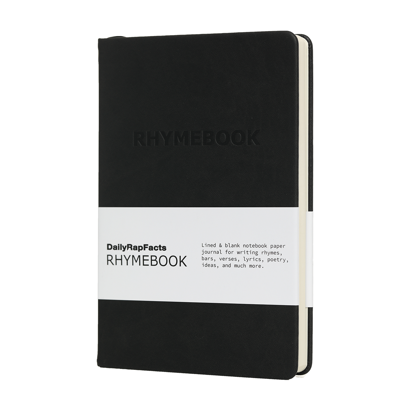 RHYME BOOK - Hardcover Lined & Blank Notebook Journal for Rhymes, Lyrics, Songwriting, Ideas, & more