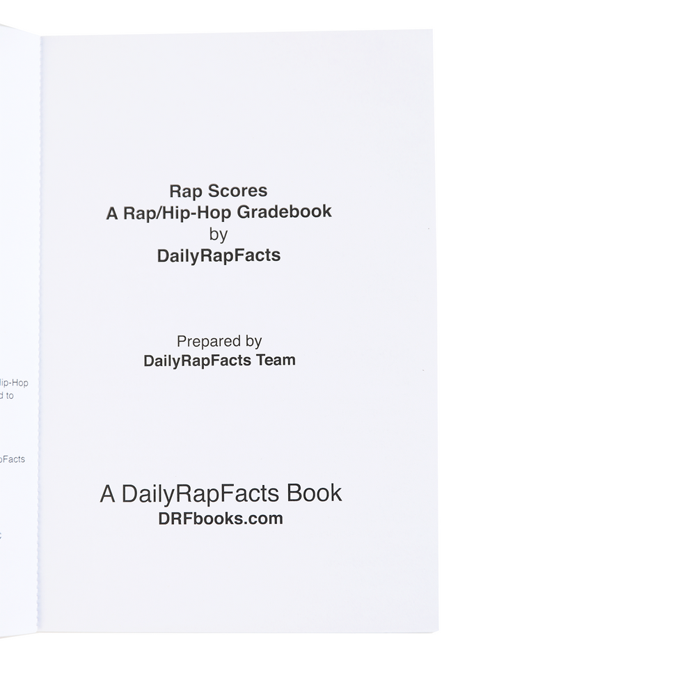 Rap Score Rap Scores: A Rap/Hip-Hop Gradebook | DailyRapFacts Store