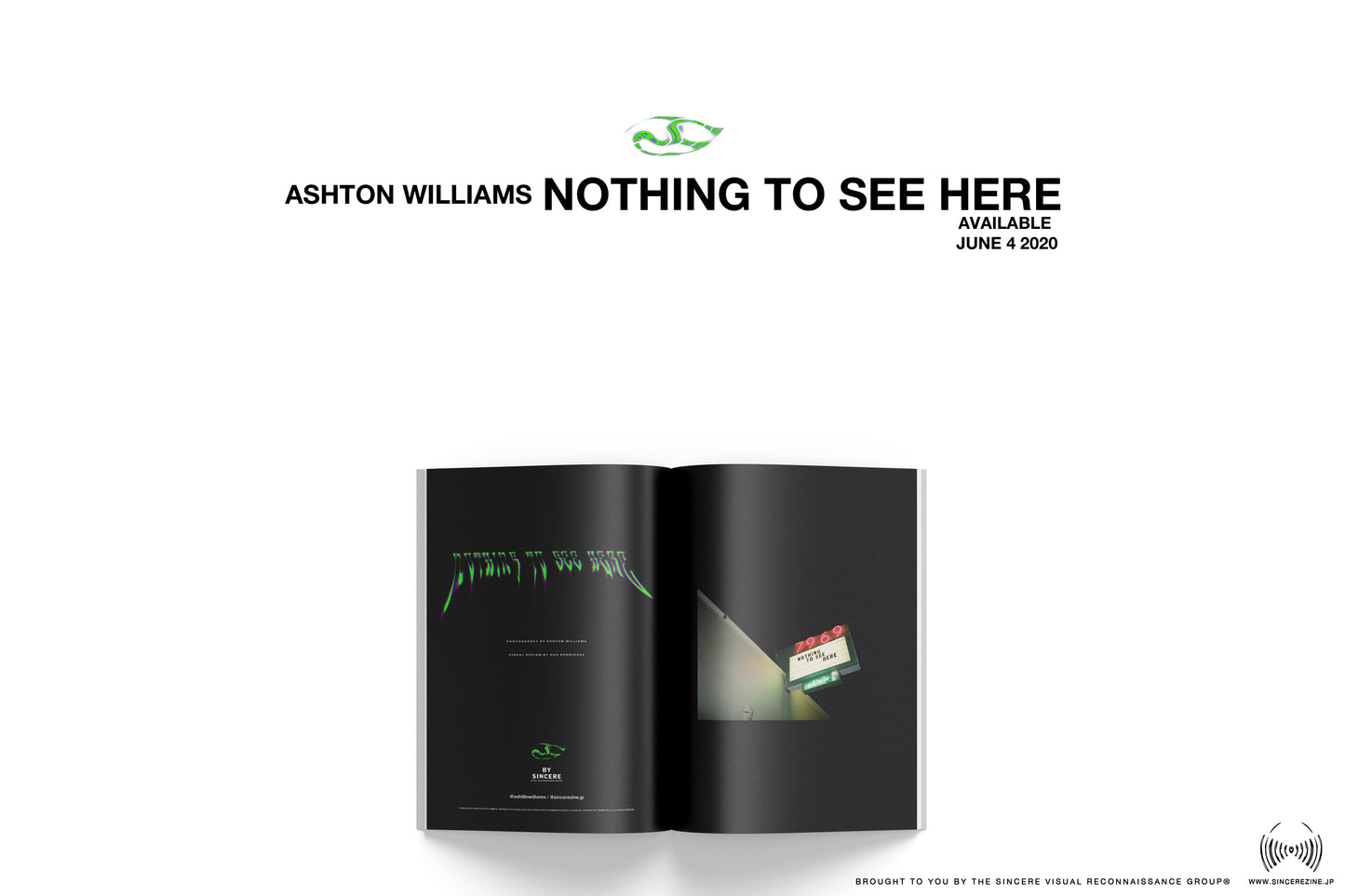 Ashton Williams "NOTHING TO SEE HERE" Photobook
